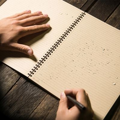 Blok wodoodporny spiralny Universal MAXI 8 1/2"x 11" TAN