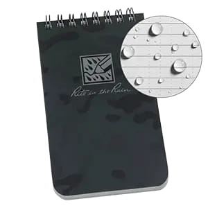 Wodoodporny notatnik TOP-SPIRAL 3x5" mały Night Hawk Camo