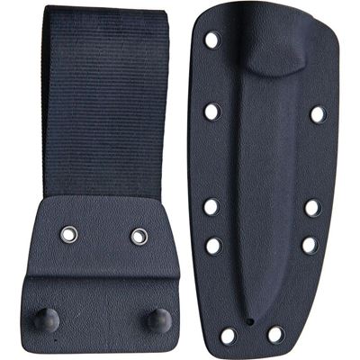 Nóż ze stałym ostrzem BUSHCRAFT III CZARNY