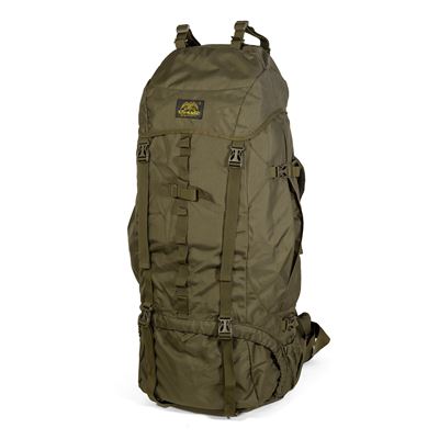Plecak TREKKING XXL ze wzmocnieniem 104 L ZIELONY