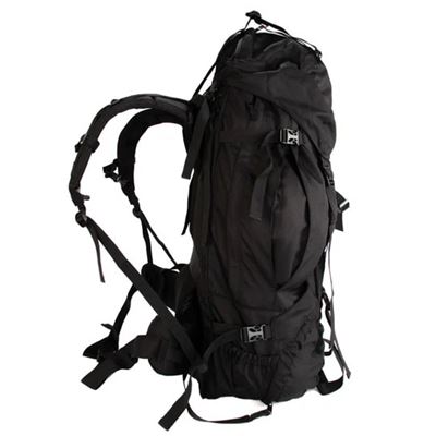 Plecak TREKKING XXL ze wzmocnieniem 104l CZARNY