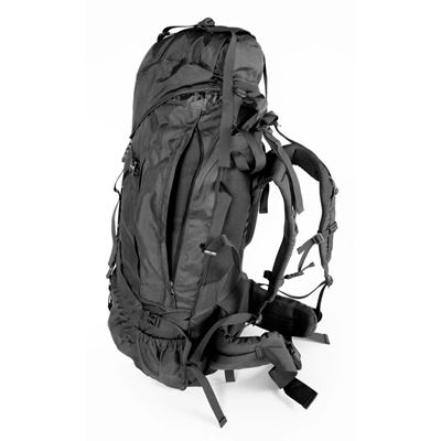 Plecak TREKKING XXL ze wzmocnieniem 104l CZARNY