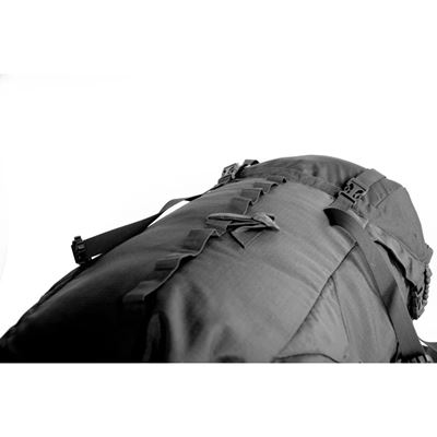 Plecak TREKKING XXL ze wzmocnieniem 104l CZARNY