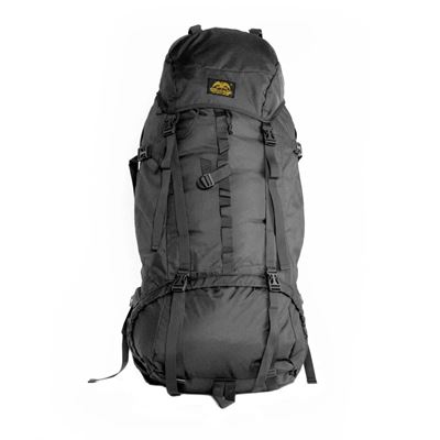 Plecak TREKKING XXL ze wzmocnieniem 104l CZARNY