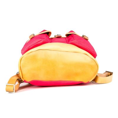 Plecak TRUCKSACK 14l z elementami skórzanymi PINK