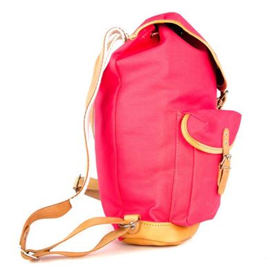 Plecak TRUCKSACK 14l z elementami skórzanymi PINK