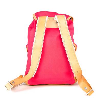 Plecak TRUCKSACK 14l z elementami skórzanymi PINK