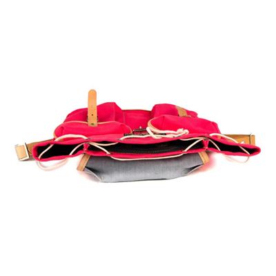 Plecak TRUCKSACK 14l z elementami skórzanymi PINK