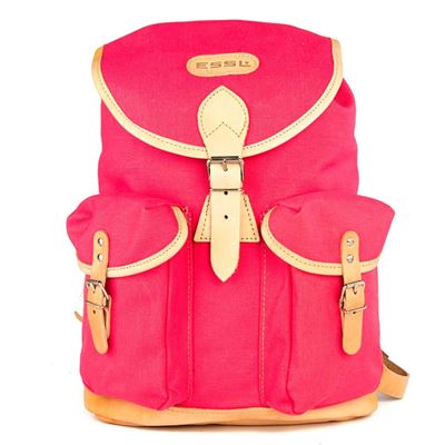 Plecak TRUCKSACK 14l z elementami skórzanymi PINK