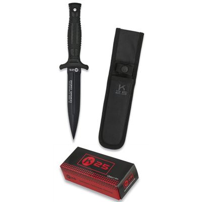 Nóż K25 31699 sztylet BLACK
