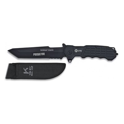 Nóż PREDATOR z ostrzem stałym BLACK