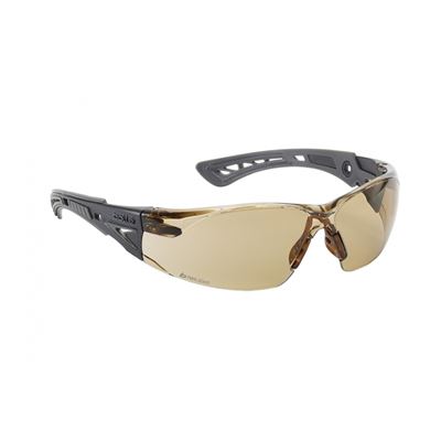 Okulary ochronne RUSH+ brązowe szkło
