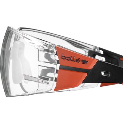 Okulary ochronne RUSH+ 2.0 czerwone BOLLE® RUSPMN11E 3