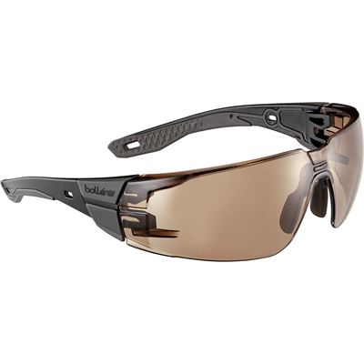 Okulary ochronne RUSH+ 2.0 BRONZE soczewek BLACK rozmiar  M/L