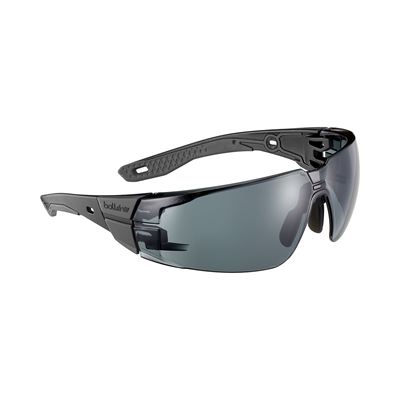 Okulary ochronne RUSH+ 2.0 SMOKE szkła CZARNE rozmiar S