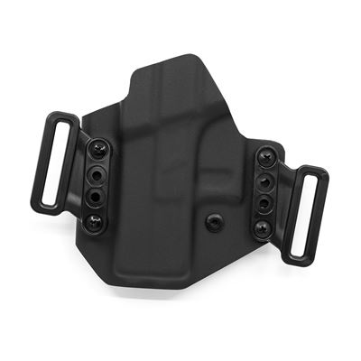 Kabura zewnętrzna do paska OWB GLOCK 43X z szyną kydex PRAWA