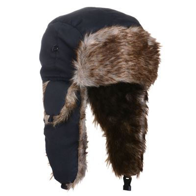 Lamb Tramp z futrem BLACK