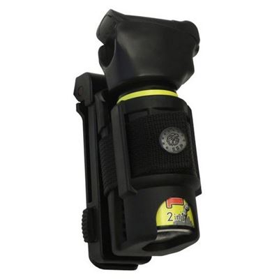 Plastikowy uchwyt na spray obronny z pojemnikiem MOLLE 35 mm