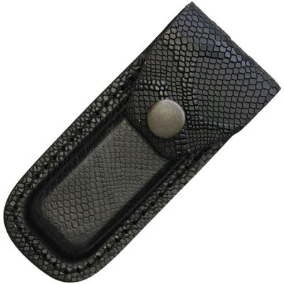 Pochwa do paska SNAKE na nóż składany LEATHER BLACK