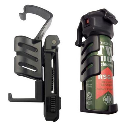 Etui na spray obronny 50 i 63 ml obrotowe MOLLE BLACK