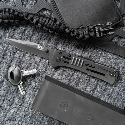 SLIMJIM Nóż z zatrzaskiem BLACK