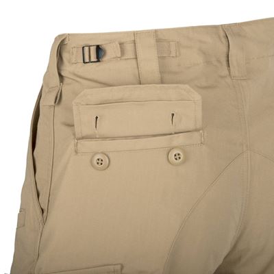 Szorty CPU bawełniane rip-stop KHAKI
