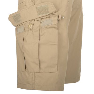Szorty CPU bawełniane rip-stop KHAKI