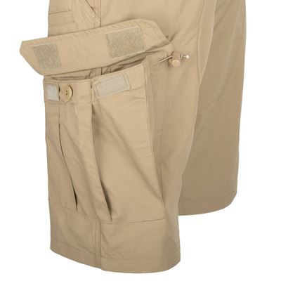 Szorty CPU bawełniane rip-stop KHAKI