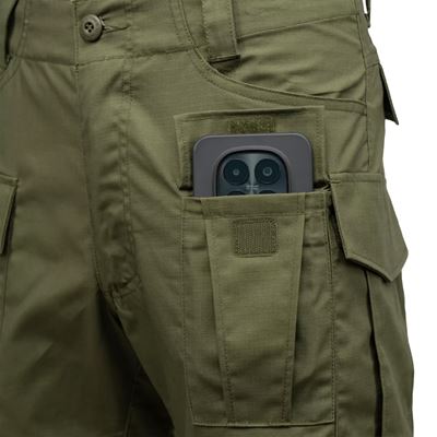 Szorty CARGO rip-stop stretch OLIVE GREEN Helikon-Tex® SP-CRO-SP-02 7