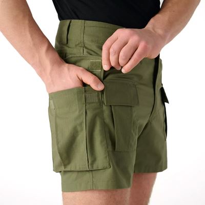 Szorty CARGO rip-stop stretch OLIVE GREEN Helikon-Tex® SP-CRO-SP-02 5