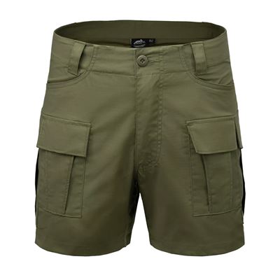 Szorty CARGO rip-stop stretch OLIVE GREEN