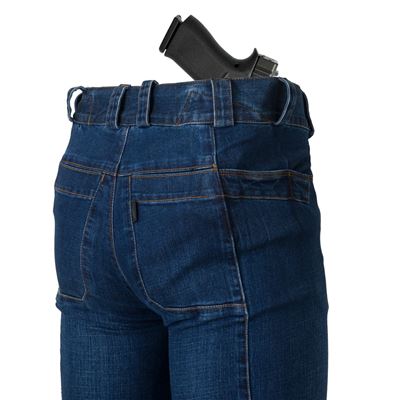 Spodnie CTP COVERT jeansowe DENIM MID NIEBIESKIE