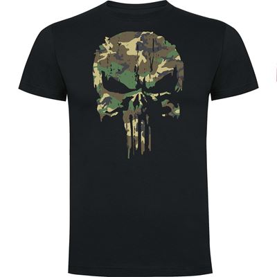 Koszulka PUNISHER z krótkim rękawem WOODLAND