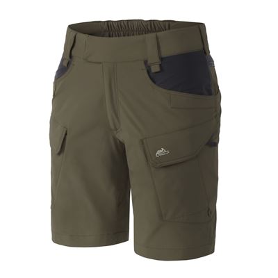 Damskie krótkie spodenki OTS® VersaStretch® Lite 8,5" TAIGA GREEN/BLACK
