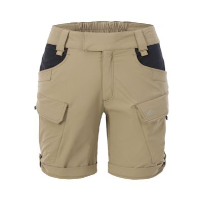 Damskie krótkie spodenki OTS® VersaStretch® Lite 8.5" Khaki/Black