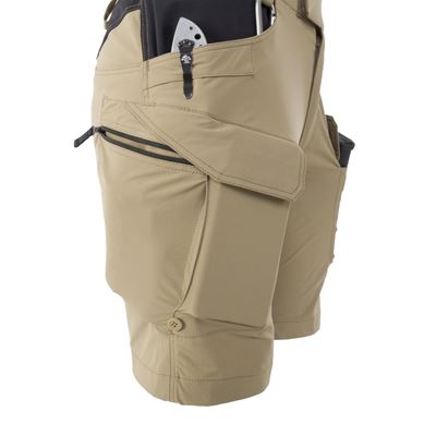 Damskie krótkie spodenki OTS® VersaStretch® Lite 8.5" Khaki/Black