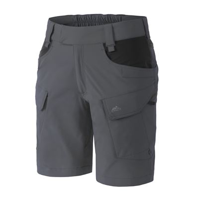 Damskie krótkie spodenki OTS® VersaStretch® Lite 8,5" SHADOW GREY/BLACK