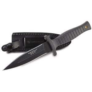 Nóż SMITH & WESSON H.R.T.9 stałe ostrze CZARNY