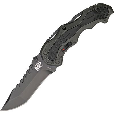 Nóż składany SMITH & WESSON z gładkim ostrzem M & P BLACK
