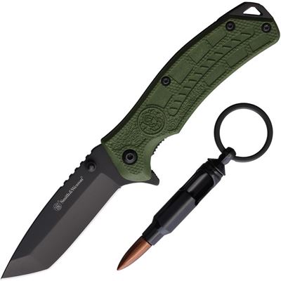 Nóż zamykający H.R.T. COMBO z ostrzem tanto GREEN