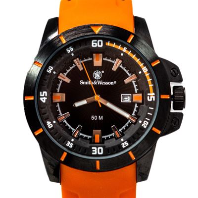 Zegarek TROOPER z gumowym paskiem ORANGE