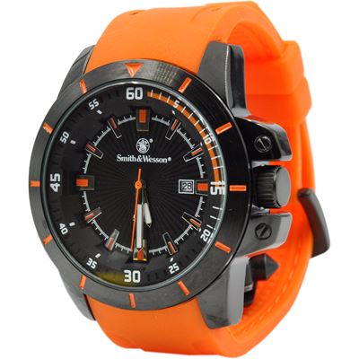 Zegarek TROOPER z gumowym paskiem ORANGE