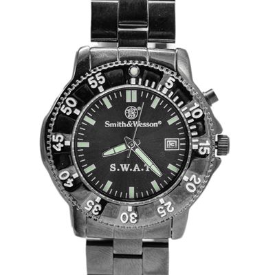 Zegarek SMITH & WESSON S.W.A.T. z metalowym paskiem