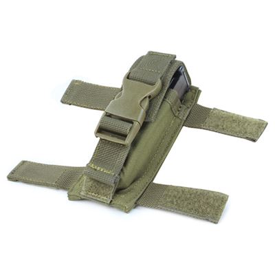 Pas taktyczny 5 cm z kaburami na pistolet i magazynek ZIELONY