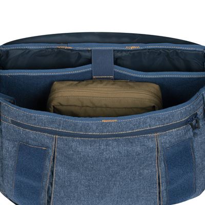 Torba na ramię URBAN COURIER LARGE NIEBIESKA MELANŻ