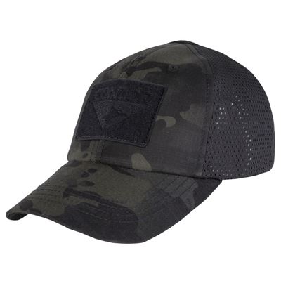 Multicam Rzepy CONDOR OUTDOOR czapka OPERATOR MESH z panelami na rzepy MULTICAM BLACK ...