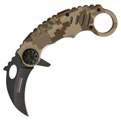 Nóż składany KARAMBIT DIGITAL DESERT