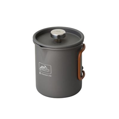 Czajnik CAMP z sitkiem FRENCH PRESS 600 ml SZARY