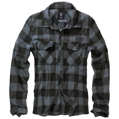 Koszula w kratę CHECK GREY/BLACK
