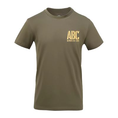 T-shirt ALWAYS BE COOL OLIVE GREEN
